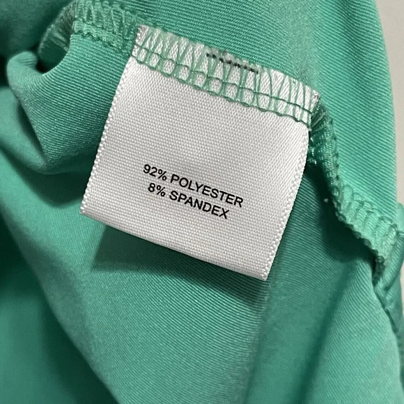 Peter Millar Summer Comfort Polo Shirt Size Large Green Golf Outdoor - Picture 4 of 7